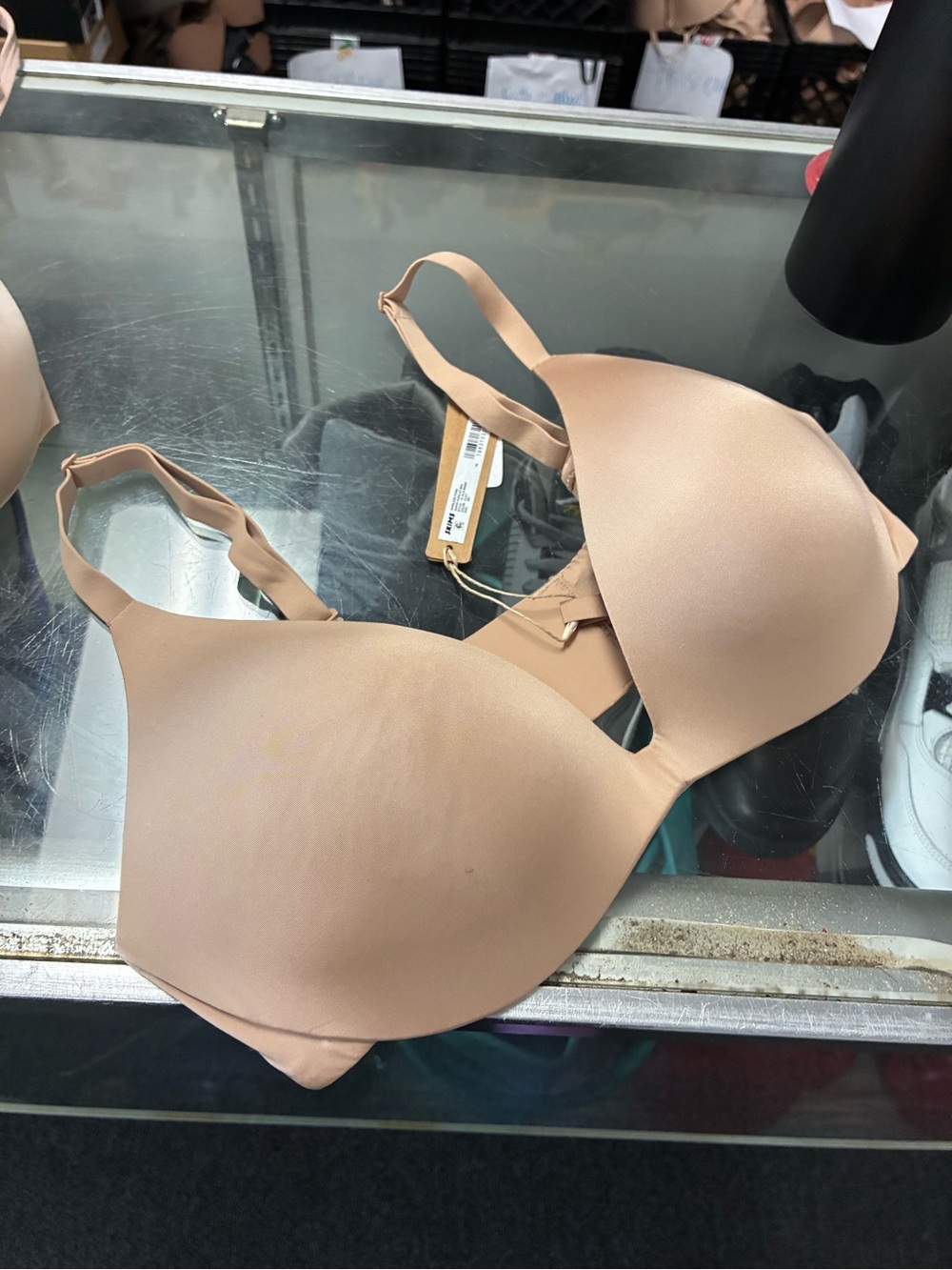 Women’s Skims Wireless Form Super Push Up Bra New Sz 36C NWT Clay